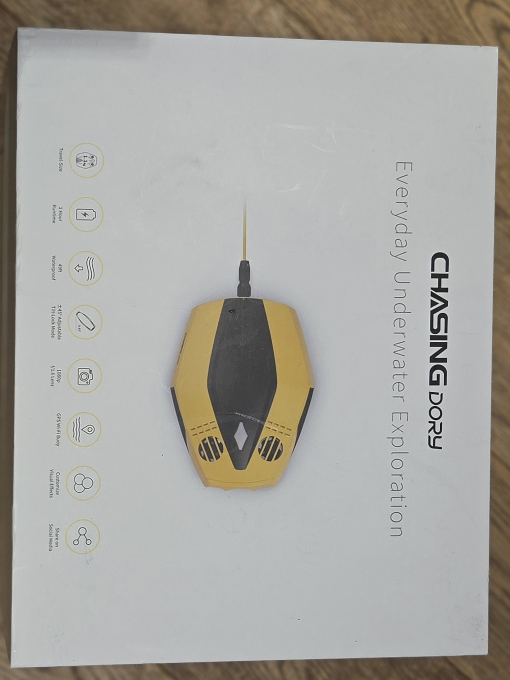 CHASING DORY Underwater Drone – 1080p HD Camera, WiFi GPS, Complete Kit